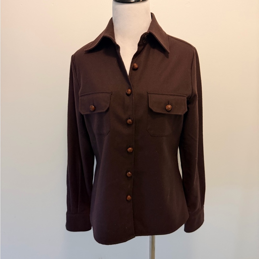 Faconnable Brown Blazer./Shacket